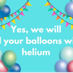 Helium Pricing For Balloons Brought In