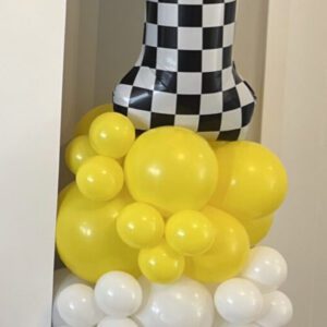 Short Organic Balloon Tower Number or Jumbo Balloons