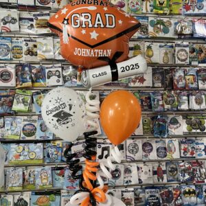 Jumbo Graduation Hat Squiggles Special with Personalization
