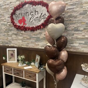 Baby Shower 12ct Heart Balloon Bouquet