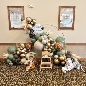 Safari Balloon Hoop Garland
