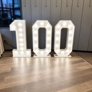4Ft Marquee Wooden Numbers